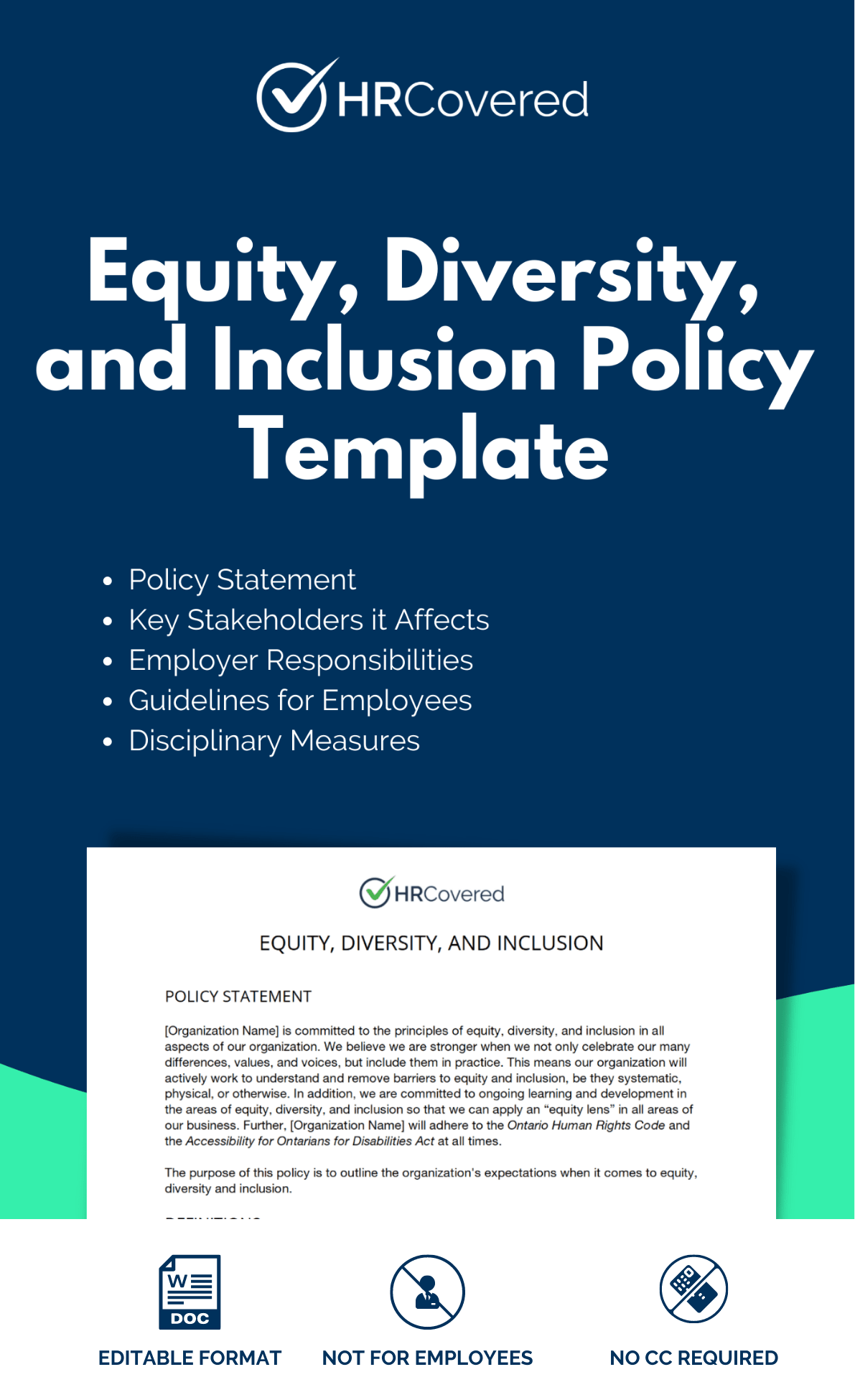 Equity, Diversity, And Inclusion Policy